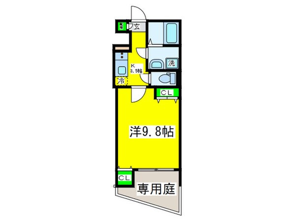 Ｆ+style鉄砲町の物件間取画像